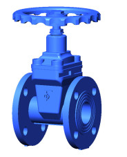 Van cổng ty chìm nối bích PN16